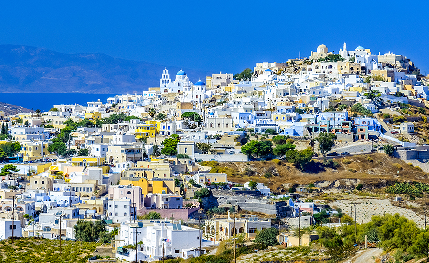 864w x 530h A Taste of Wine and Tradition SAN015 Pyrgos village