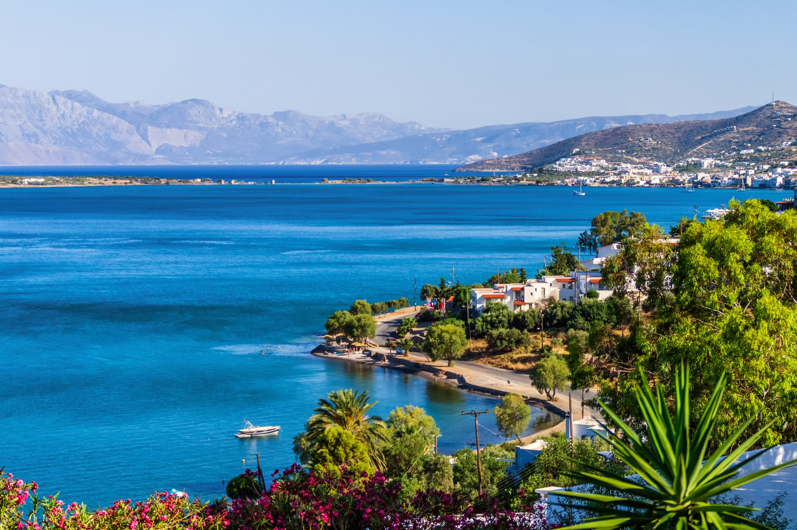 Elounda town in Crete island Greece iStock 1163193957