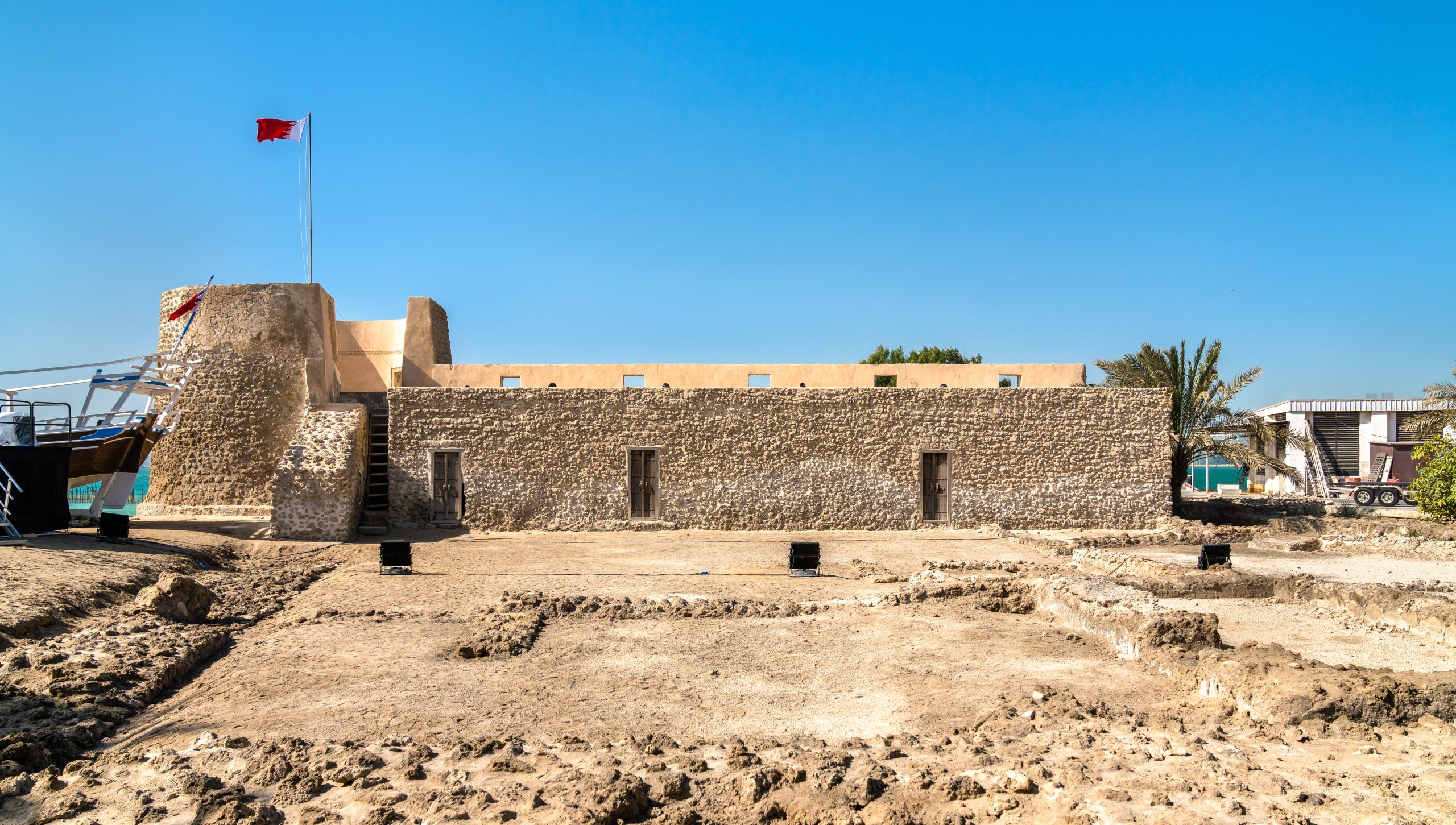 Bu Maher Fort in Muharraq, Bahrain