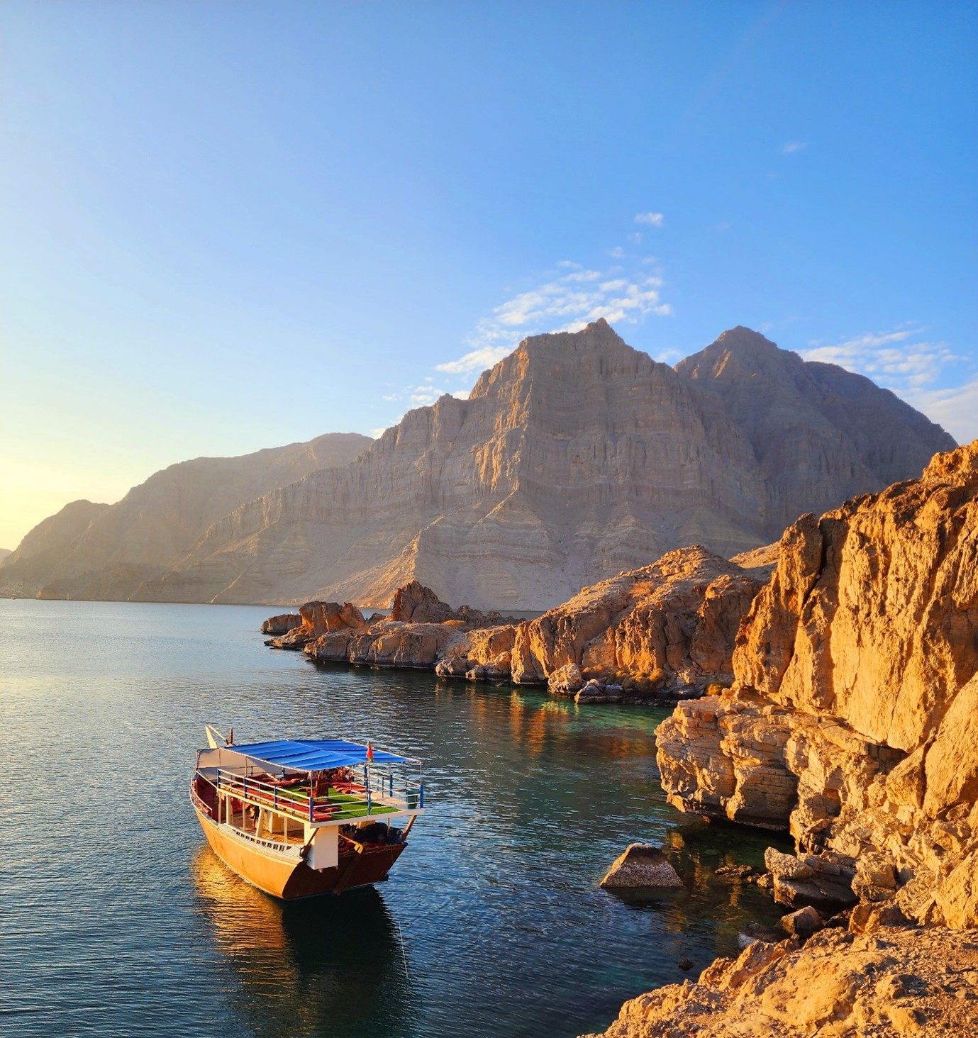 KHS 07 traditional dhow in Musandam, Oman